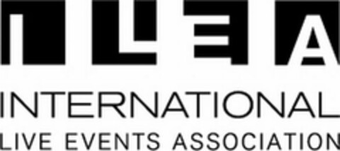 ILEA INTERNATIONAL LIVE EVENTS ASSOCIATION Logo (USPTO, 05/11/2016)