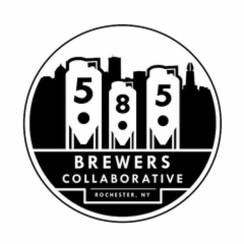 585 BREWERS COLLABORATIVE ROCHESTER, NY Logo (USPTO, 08/01/2016)