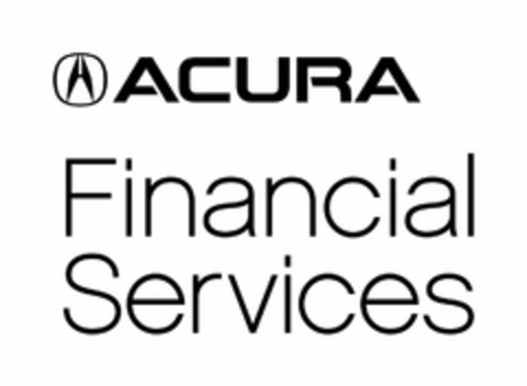 ACURA FINANCIAL SERVICES Logo (USPTO, 12/08/2016)