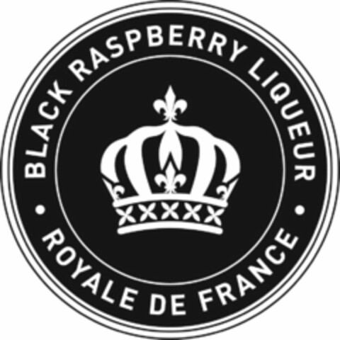 · BLACK RASPBERRY LIQUEUR · ROYALE DE FRANCE Logo (USPTO, 13.04.2017)