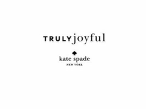 TRULY JOYFUL KATE SPADE NEW YORK Logo (USPTO, 03.05.2017)