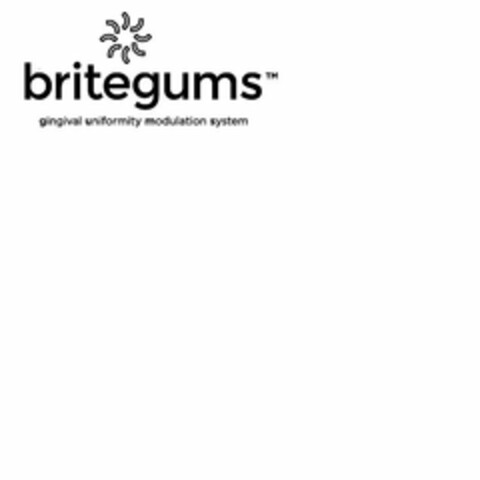 BRITEGUMS GINGIVAL UNIFORMITY MODULATION SYSTEM Logo (USPTO, 09.05.2017)