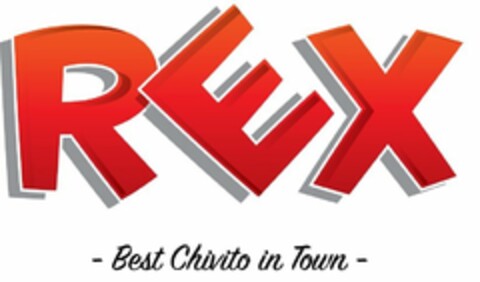 REX -BEST CHIVITO IN TOWN- Logo (USPTO, 07/05/2017)