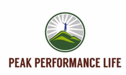 PEAK PERFORMANCE LIFE Logo (USPTO, 15.09.2017)