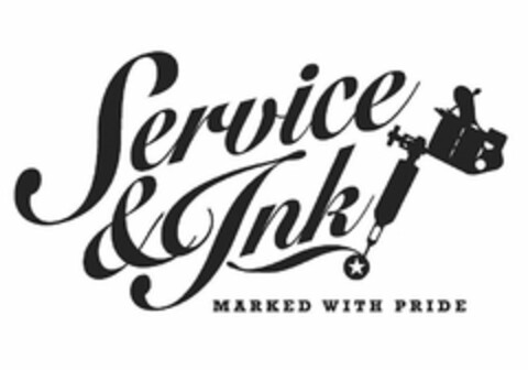 SERVICE & INK MARKED WITH PRIDE Logo (USPTO, 28.09.2017)