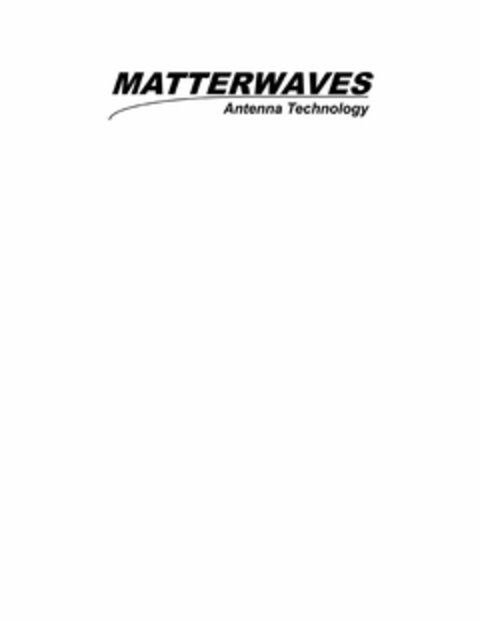 MATTERWAVES ANTENNA TECHNOLOGY Logo (USPTO, 16.11.2017)