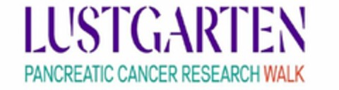 LUSTGARTEN PANCREATIC CANCER RESEARCH WALK Logo (USPTO, 04.02.2018)