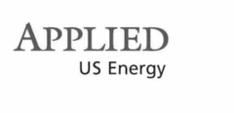 APPLIED US ENERGY Logo (USPTO, 29.03.2018)