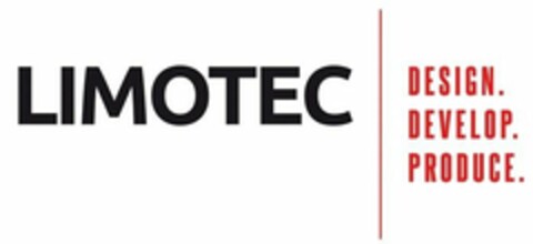 LIMOTEC DESIGN. DEVELOP. PRODUCE. Logo (USPTO, 04/30/2018)