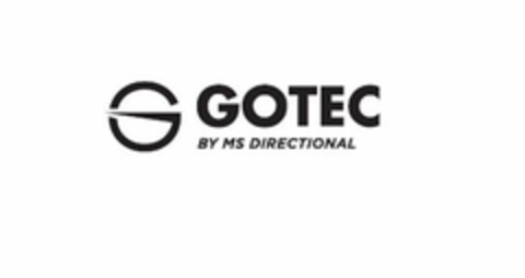 G GOTEC BY MS DIRECTIONAL Logo (USPTO, 05/29/2018)