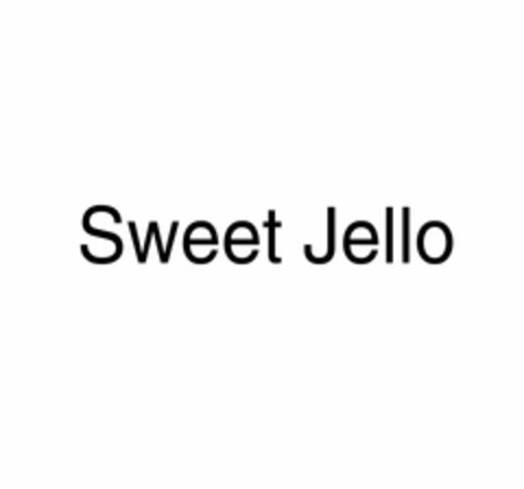 SWEET JELLO Logo (USPTO, 12.10.2018)
