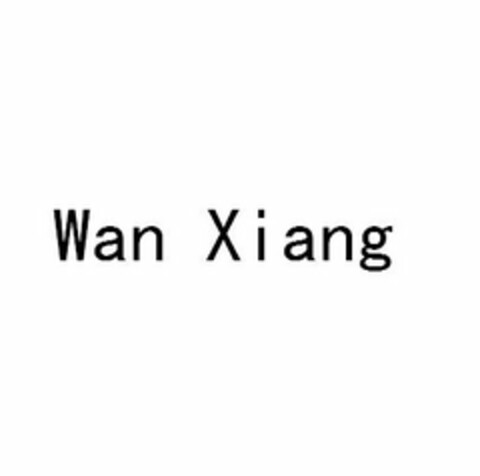 WAN XIANG Logo (USPTO, 05.03.2019)