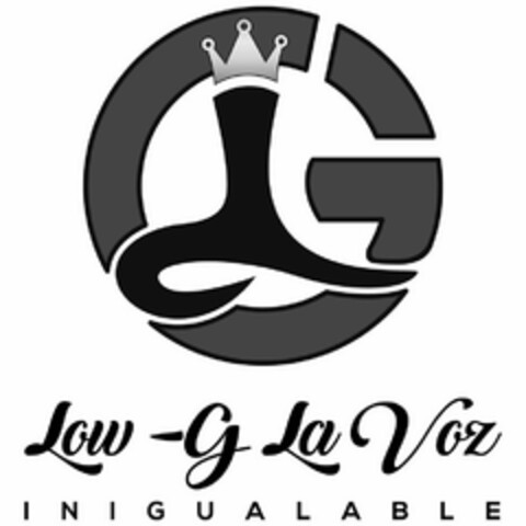 LG LOW-G LA VOZ INIGUALABLE Logo (USPTO, 26.03.2019)