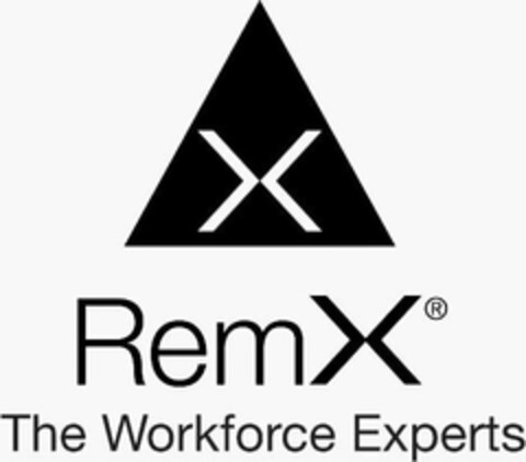 X REMX THE WORKFORCE EXPERTS Logo (USPTO, 05/22/2019)