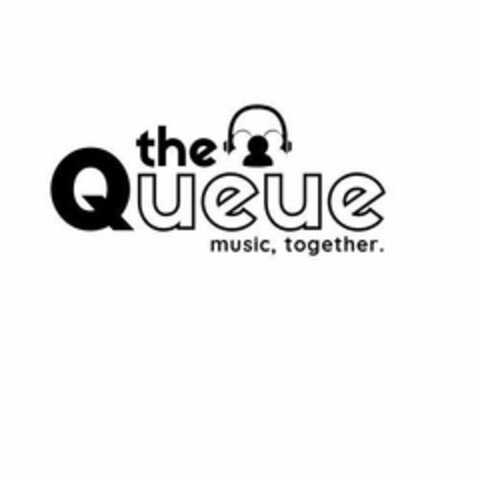 THE QUEUE MUSIC, TOGETHER Logo (USPTO, 20.07.2019)