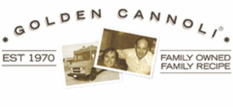 GOLDEN CANNOLI EST 1970 FAMILY OWNED FAMILY RECIPE Logo (USPTO, 16.09.2019)