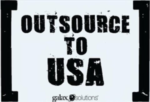 OUTSOURCE TO USA GALAXE SOLUTIONS Logo (USPTO, 04/20/2020)