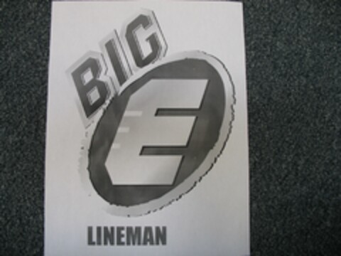 BIG E LINEMAN Logo (USPTO, 17.02.2009)