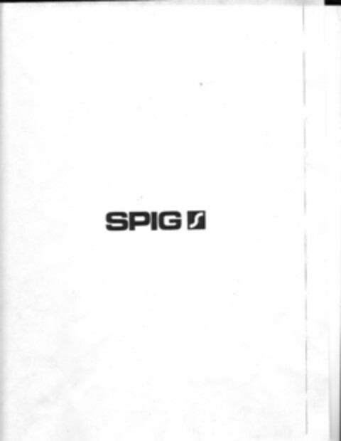 SPIG S Logo (USPTO, 07.05.2009)