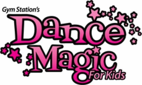 GYM STATION'S DANCE MAGIC FOR KIDS Logo (USPTO, 03.06.2009)