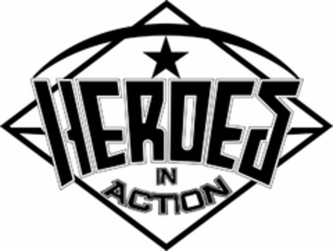 HEROES IN ACTION Logo (USPTO, 12.07.2009)