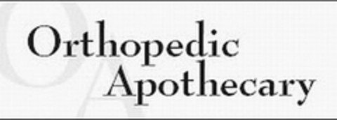 OA ORTHOPEDIC APOTHECARY Logo (USPTO, 06.11.2009)