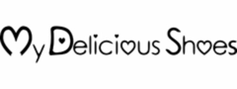 MY DELICIOUS SHOES Logo (USPTO, 22.02.2010)