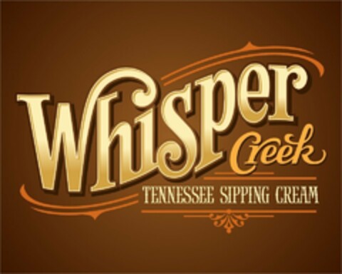 WHISPER CREEK TENNESSEE SIPPING CREAM Logo (USPTO, 10/18/2010)