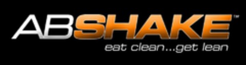 ABSHAKE EAT CLEAN...GET LEAN Logo (USPTO, 20.07.2011)