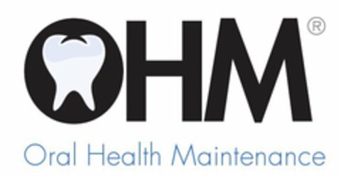 OHM ORAL HEALTH MAINTENANCE Logo (USPTO, 08/22/2011)