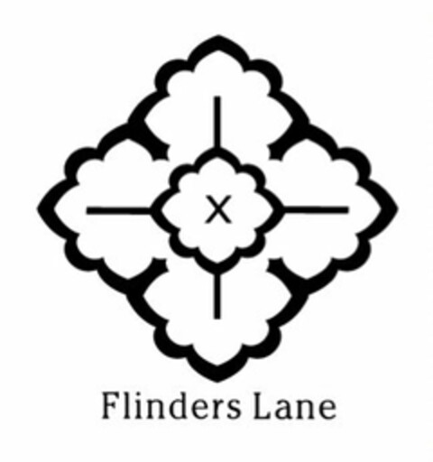 FLINDERS LANE X Logo (USPTO, 16.09.2011)