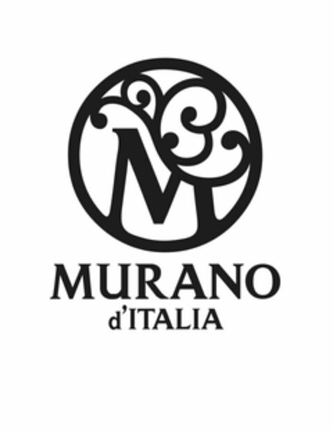 M MURANO D'ITALIA Logo (USPTO, 31.05.2012)