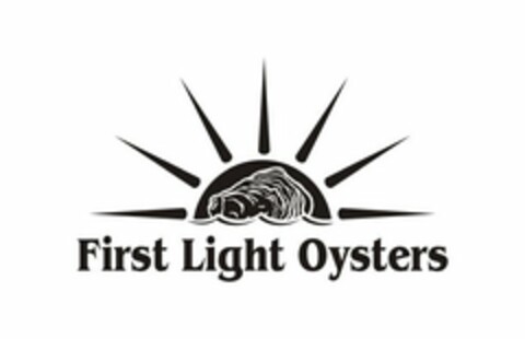 FIRST LIGHT OYSTERS Logo (USPTO, 08/28/2012)