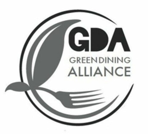 GDA GREEN DINING ALLIANCE Logo (USPTO, 14.12.2012)