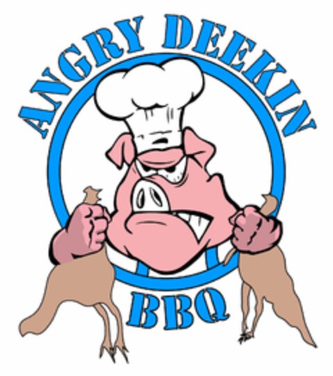 ANGRY DEEKIN BBQ Logo (USPTO, 17.08.2014)