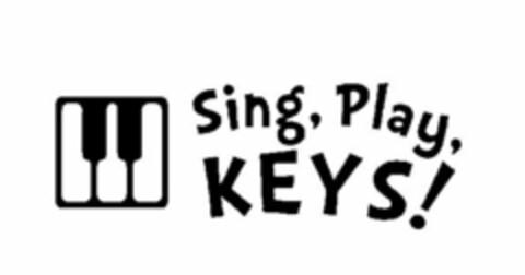 SING, PLAY, KEYS! Logo (USPTO, 05.09.2014)