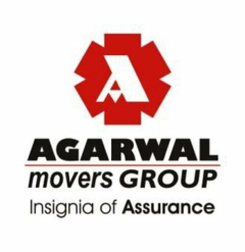 A AGARWAL MOVERS GROUP INSIGNIA OF ASSURANCE Logo (USPTO, 06.01.2015)