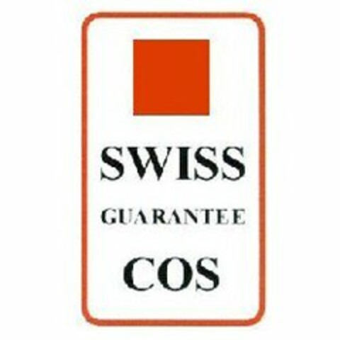 SWISS GUARANTEE COS Logo (USPTO, 23.03.2015)