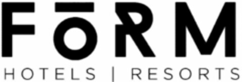 FORM HOTELS RESORTS Logo (USPTO, 04.09.2015)