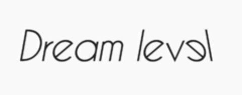 DREAM LEVEL Logo (USPTO, 09.11.2015)