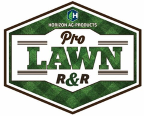 H HORIZON AG-PRODUCTS PRO R & R LAWN Logo (USPTO, 02/17/2016)