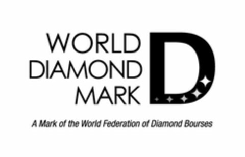 WORLD DIAMOND MARK D A MARK OF THE WORLD FEDERATION OF DIAMOND BOURSES Logo (USPTO, 21.04.2016)