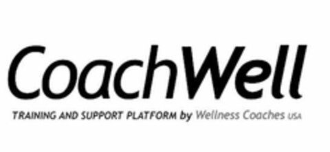 COACHWELL TRAINING AND SUPPORT PLATFORMBY WELLNESS COACHES USA Logo (USPTO, 30.09.2016)