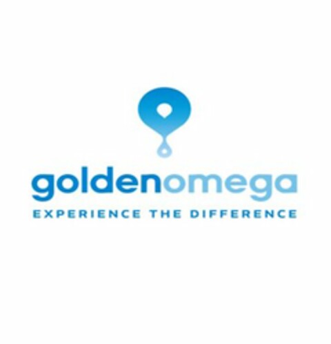 GOLDENOMEGA EXPERIENCE THE DIFFERENCE Logo (USPTO, 02/08/2017)