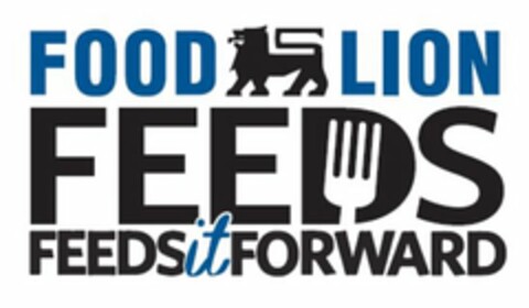 FOOD LION FEEDS FEEDS IT FORWARD Logo (USPTO, 04/07/2017)