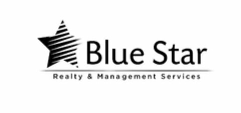 BLUE STAR REALTY & MANAGEMENT SERVICES Logo (USPTO, 05.12.2017)