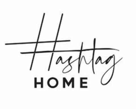 HASHTAG HOME Logo (USPTO, 12/14/2018)