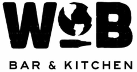 WOB BAR & KITCHEN Logo (USPTO, 01/25/2019)