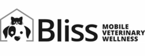 BLISS MOBILE VETERINARY WELLNESS Logo (USPTO, 09/17/2019)