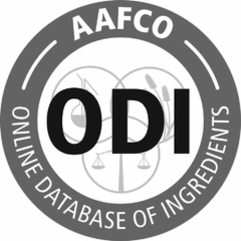 ODI AAFCO ONLINE DATABASE OF INGREDIENTS Logo (USPTO, 06.10.2019)